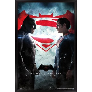 Trends International DC Comics Movie - Batman v Superman - One Sheet Framed Wall Poster Prints - 1 of 4