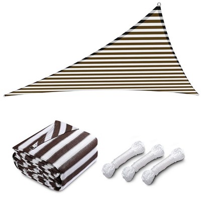 LAGarden 20FT 97% UV Block Triangle Sun Shade Sail