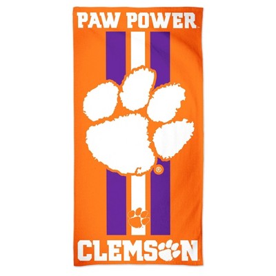 30"x60" NCAA Clemson Tigers Beach Towel
