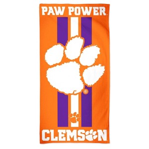 30"x60" NCAA Clemson Tigers Beach Towel - 1 of 3