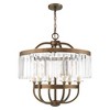 Livex Lighting Ashton 6 - Light Chandelier in  Hand Painted Palacial Bronze - 3 of 4