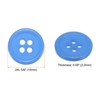 Unique Bargains Resin DIY Craft Flat 4-Hole Sewing Buttons 100 Pcs - 2 of 4
