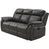 STEBAN Gray RECLINING SOFA - 2 of 4