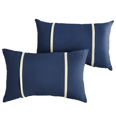 Sunbrella 2pk Lumbar Outdoor Throw Pillows Carousel Confetti : Target