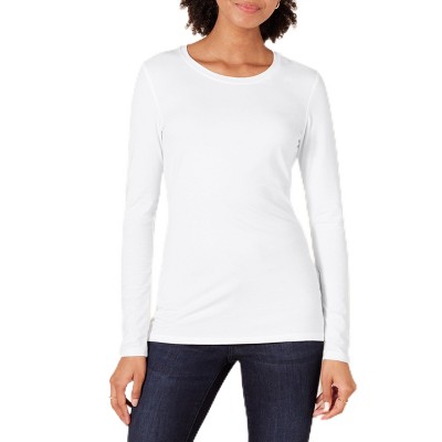 Long Sleeve Tops For Women Fall Winter T Shirts Slim Fit Crewneck Tunic Top Trendy Blouses