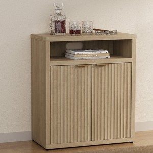 Sideboard Buffet Cabinet with Storage Coffee Bar Station with Shelves Doors Modern Credenza for Kitchen Dining Room Side table storage cabinet - 1 of 4