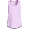 Lands' End Women's Sleeveless Power Performance Scoop Neck Curved Hem Tunic Tank - 3 of 4