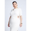 ELOQUII Women's Plus Size Cutout Detail Knit Maxi Dress - 4 of 4