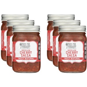 Food For Thought Salsa Medium Cherry - Case of 6 - 13 oz - 1 of 2