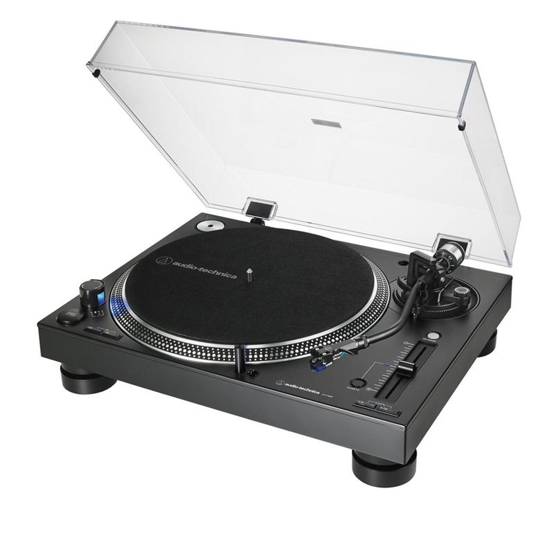 Audio-Technica AT-LP140XP-BK Direct-Drive Professional DJ Turntable (Black), 5 of 7