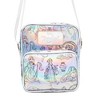 Disney Vegan Leather Cross Body Backpack with Adjustable Strap, Tangled Rapunzel Poses Iridescent Holographic - 4 of 4