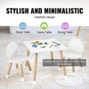 Kids Table and 2 Chairs Set, Wooden Toddler Multi-Activity Table for Art, Reading & Learning Ages 2–8 - 4 of 4