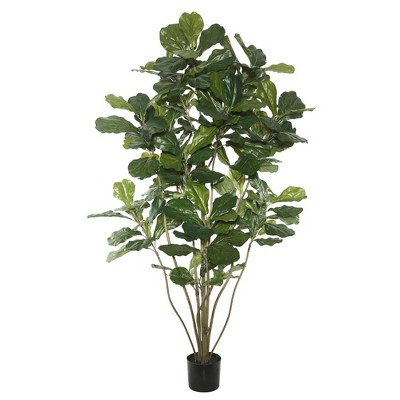 6' Artificial Potted Fiddle Tree - Vickerman