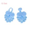 Unique Bargains Nylon Tang Suit Dress Sweater Handmade Sewing Fasteners Knot Closure Buttons 10 Sets - 3 of 4