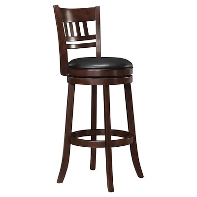 29" Wolcott Swivel Barstool Chocolate - Inspire Q