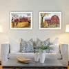 2Piece Vignette Autumn Red Barns White Framed Wall Art for Living Room,Wall Art Print for Home Decor, Bedroom Wall Art by Billy Jacobs - 2 of 4