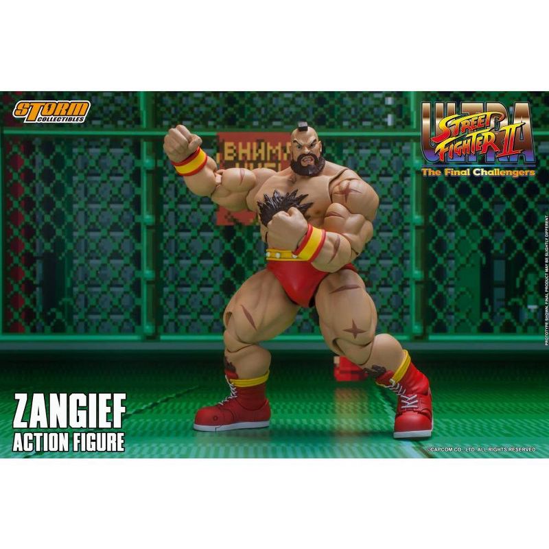 Zangief 1/12 Scale Figure | Ultra Street Fighter II: The Final Challengers | Storm Collectibles Action figures, 4 of 6