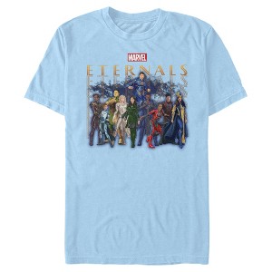 Men's Marvel Eternals Group Repeating T-Shirt - 1 of 4