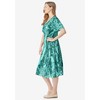 Woman Within Women's Plus Size Gauze Tiered Dress - 4 of 4