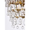 Elegant Lighting Nordic 3 light Antique Silver Flush Mount Clear Royal Cut Crystal - 4 of 4