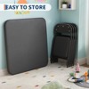 GustoWave Kids Folding Table and Chairs Set, Toddlers Children's Activity Table and Chairs Set for Dining Room, Daycare, Classrooms - 4 of 4