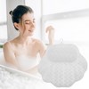 Unique Bargains Shell Shape Bath Pillow 16.93"x15.75"x2.36" White 1 Pc - 4 of 4