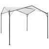 vidaXL Gazebo Pop up Canopy Tent Patio Pavilion Sunshade Party Tent Steel - White 118.1" x 118.1" - 2 of 4