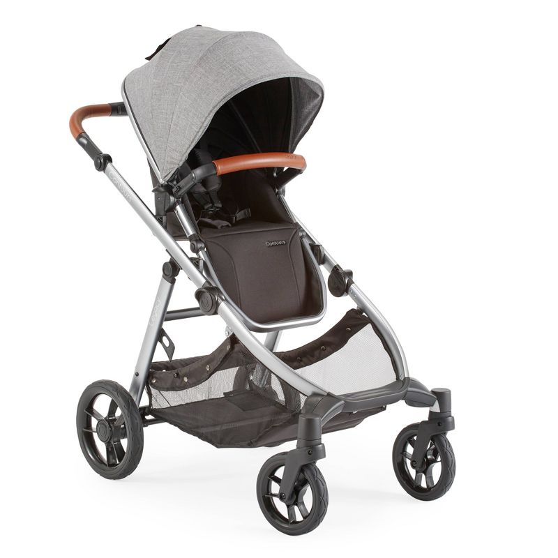 Contours Legacy Single to Double Convertible Stroller - Gray, 4 of 12