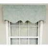 RLF Home Luxurious Modern Design Classic Miramar Regal Style Window Valance 50" x 17" - 2 of 4