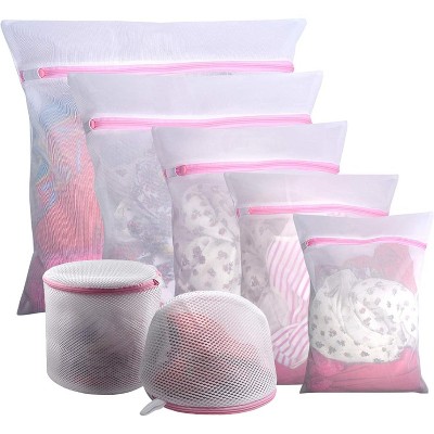 7Pcs Mesh Laundry Bags , Travel Storage Organize Bag, Blouse, Bra, Hosiery, Stocking, Underwear, Lingerie wash bag