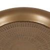 Kate and Laurel Mahdavi Round Metal Side Table, 16.5x16.5x20.5, Gold - 4 of 4