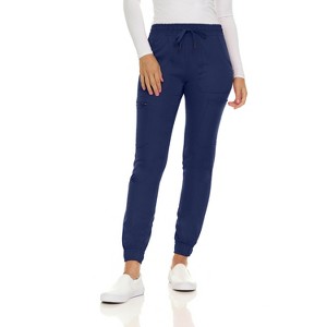 Medichic Women's Seven Pocket Cargo Scrub Pants Joggers with 4-Way Stretch - 1 of 4