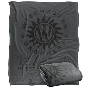 Supernatural Winchester Anti Possession Officially Licensed Silky Touch Super Soft Throw Blanket 50" x 60" - 1 of 4
