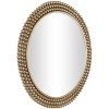 Metal Round with Beaded Detailing Wall Mirror - CosmoLiving by Cosmopolitan - 2 of 4