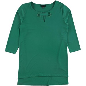 Alfani Womens Grommet Trim Keyhole Pullover Blouse - 1 of 1