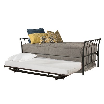 Twin Midland Backless Trundle Daybed Black - Hillsdale Furniture