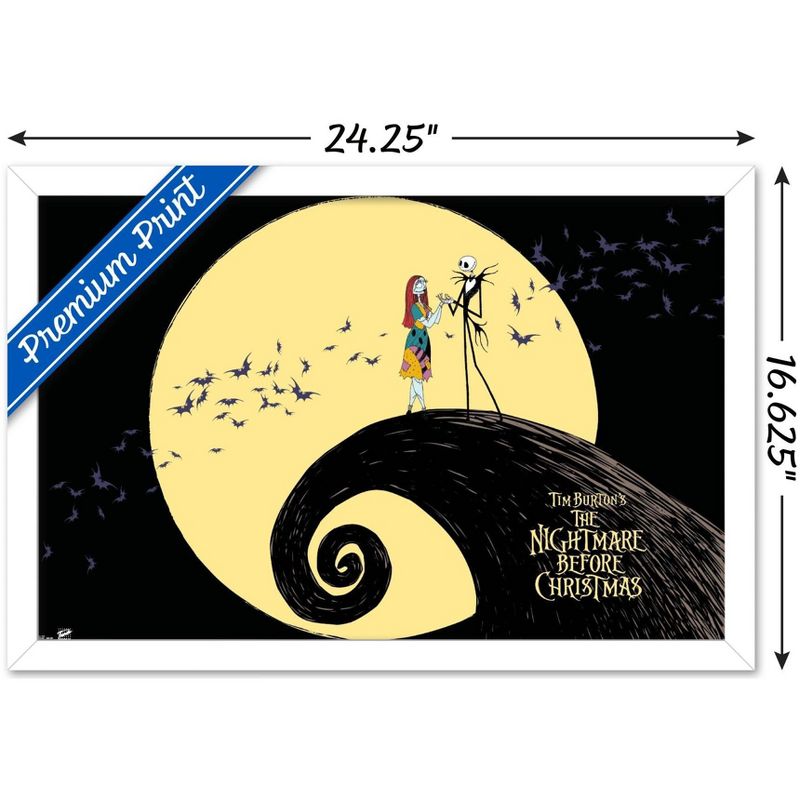 Trends International The Nightmare Before Christmas - Moonlight Framed Wall Poster Prints, 3 of 7