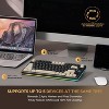 YUNZII YZ75 75% Hot Swappable Wireless Gaming Mechanical Keyboard, RGB Backlights,Dye Sub PBT Keycaps (Gateron G Pro Yellow, Black) - 3 of 4