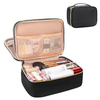 Paaaawaters Small Makeup Bag, Travel Cosmetic Bag Make Up Pouch, Small Makeup Organizer Bag for Women