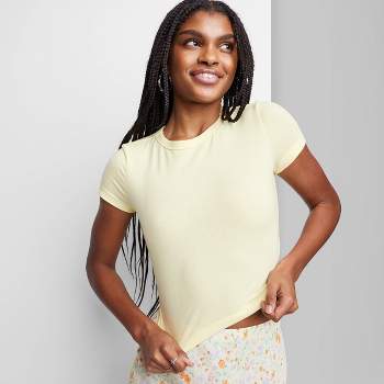 Women's Value Tiny Tank Top - Wild Fable™ Yellow Xs : Target