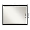 Amanti Art Incline Beveled Wood Framed Bathroom Vanity Wall Mirror - 3 of 4
