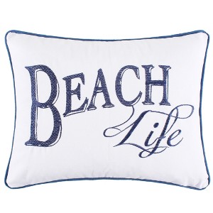 Indigo Tide Beach Life Pillow- Levtex Home - 1 of 3
