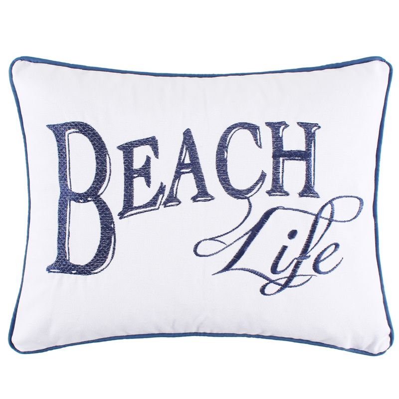 Indigo Tide Beach Life Pillow- Levtex Home, 1 of 4