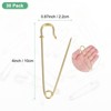 Unique Bargains Durable Sewing Upholstery Spring Lock Blanket Bulk Large Safety Pins 30 Pcs - 3 of 4