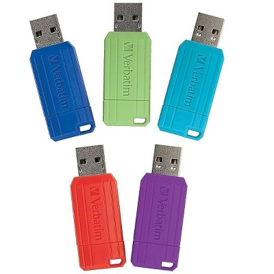 Verbatim PinStripe 16GB USB 2.0 Flash Drives 5/Pack (99813) 2735156