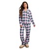 Jockey Women's Flannel Sleep Long Sleeve Button Up - 4 of 4