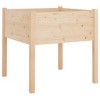 vidaXL Garden Planter 59.1"x19.7"x27.6" Solid Wood Pine - 4 of 4