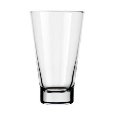 Modern Clear Glass Tumbler Set, 14-Ounce, Set of 6