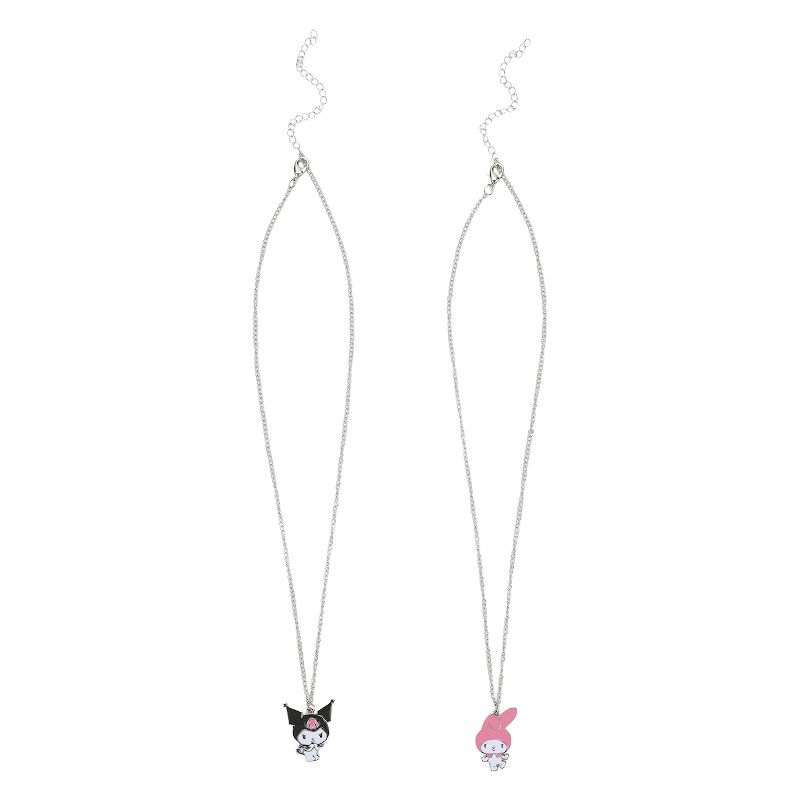 My Melody & Kuromi 2-Pack Besties Necklace Set, 1 of 6