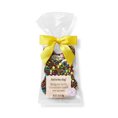 Spring Bunny Easter Bark with Belgian Milk Chocolate Candy - 1.24oz - Favorite Day™